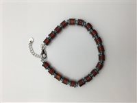 Bracciale Osa Jewels Bracciale in argento e pietre in Argento Ematite OSA 2109 - OSA 2109